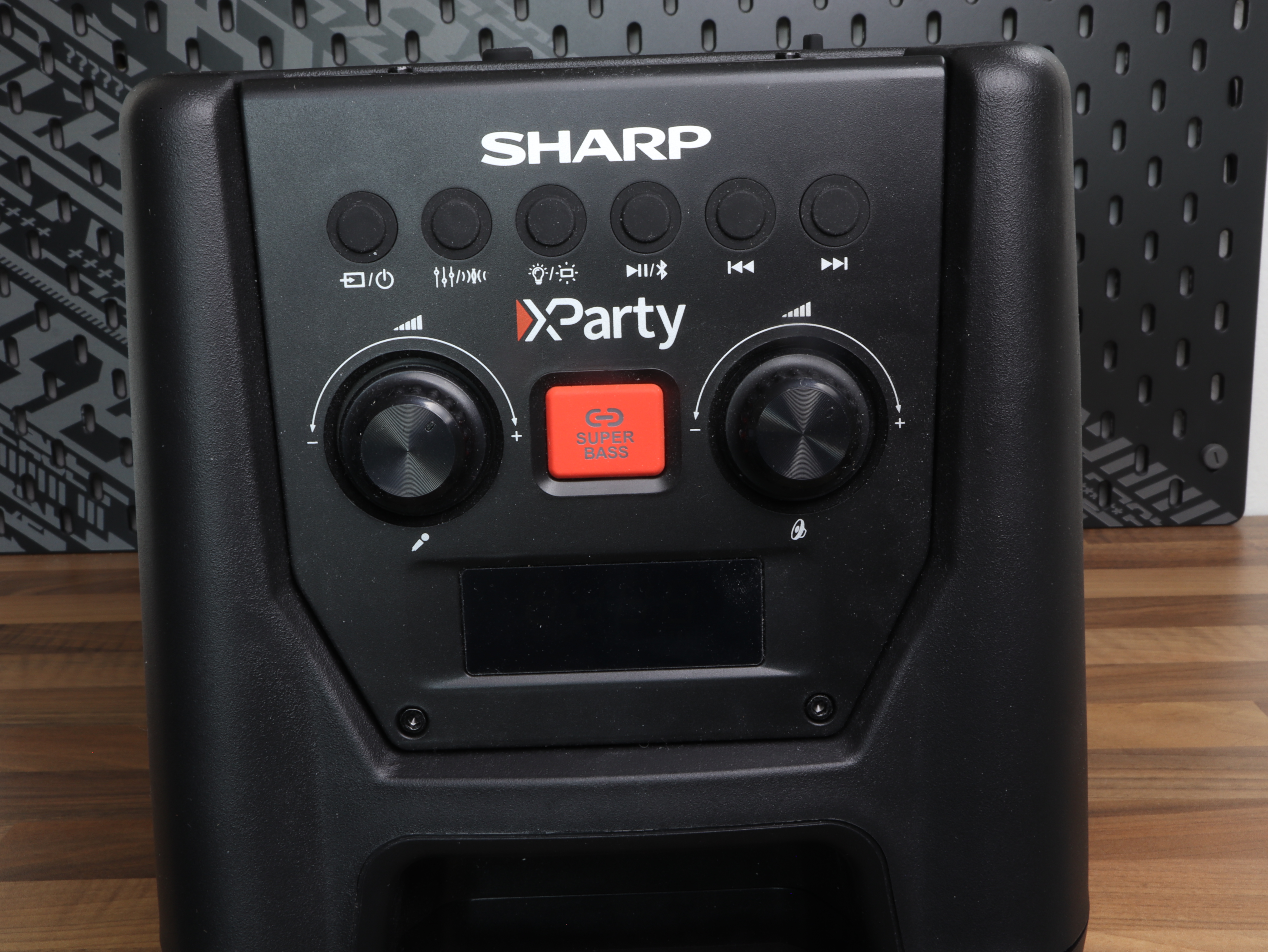 MP3 Speaker Party PS-931 True Microphone SING IPX4 XParty Stereo 180W RGB wireless discolight playback.JPG